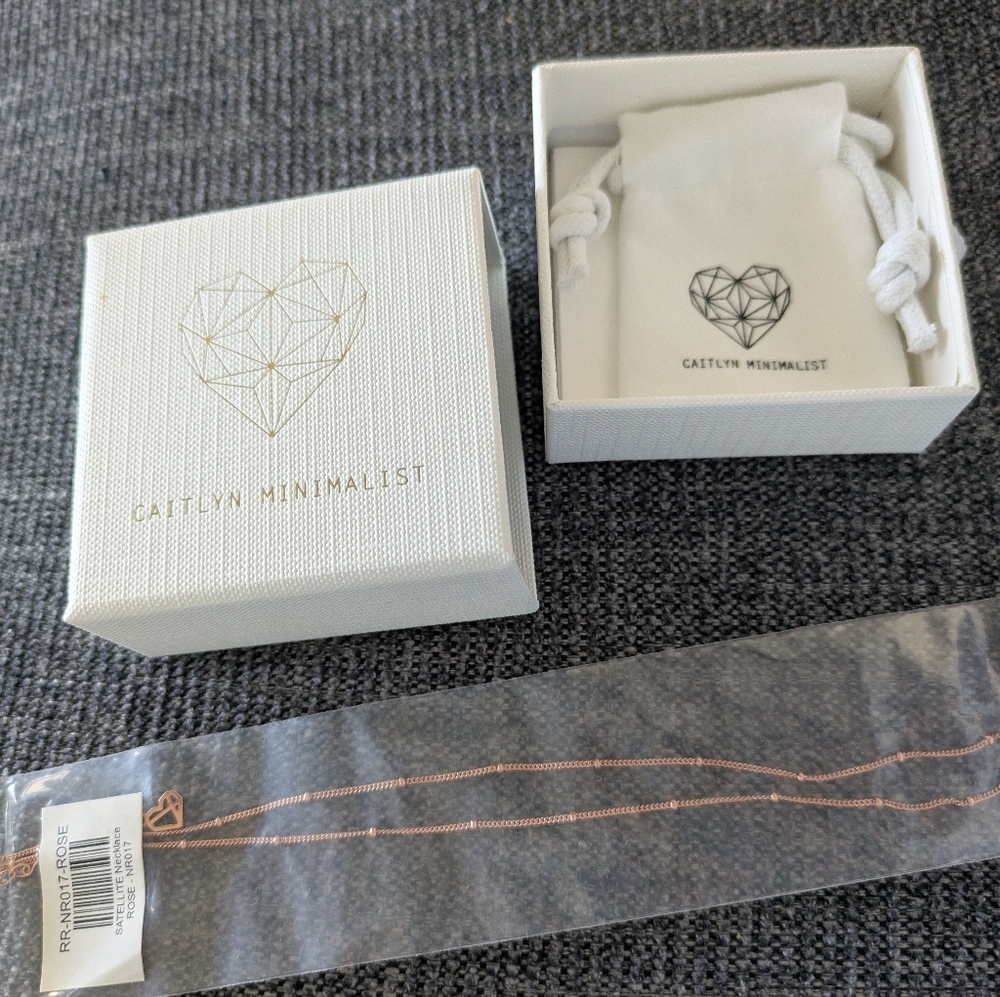 Caitlyn minimalist satellite dainty necklace